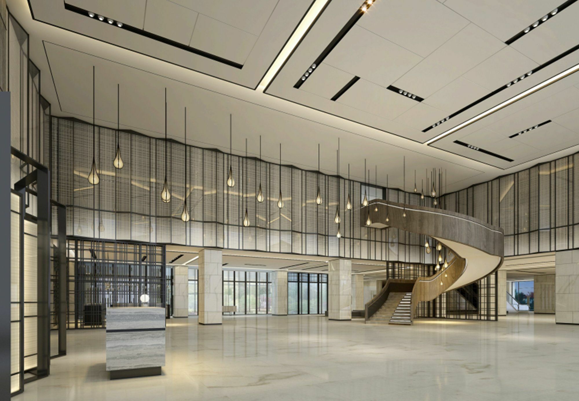 Shanghai Marriott Hotel Kangqiao Zewnętrze zdjęcie
